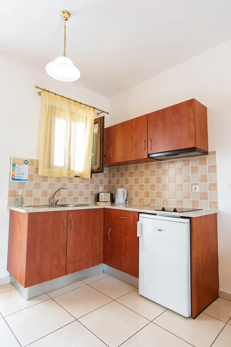 The kitchenette