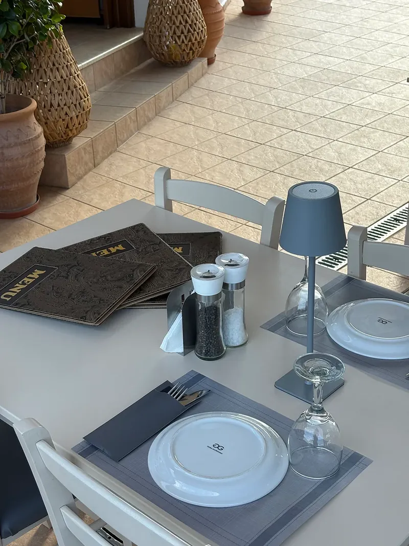 A table set for dinner